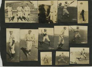Primary view of object titled '[Twelve Photographs of Abilene Christian College Baseball]'.
