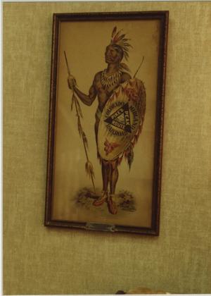 Primary view of object titled '[Photograph of Native American Painting]'.