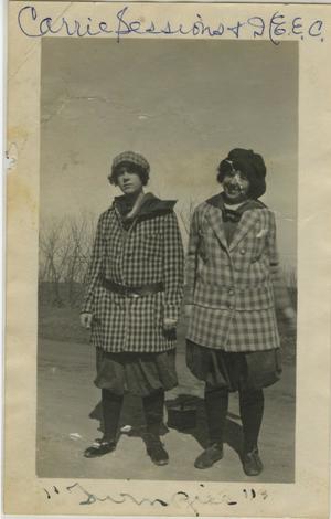 [Photograph of Women in Checkered Jackets]