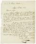 Primary view of [Letter from Mexia to Zavala, January 26, 1833]
