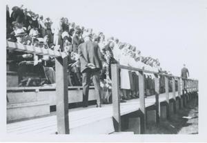 [Photograph of Football Game Spectators]