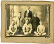 Photograph: [Photograph of 1912 Basketball Team]