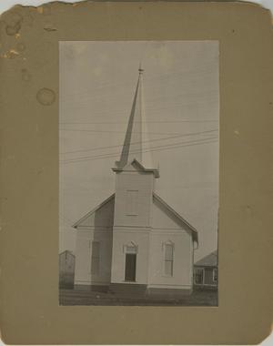Primary view of object titled '[Photograph of House of Worship]'.