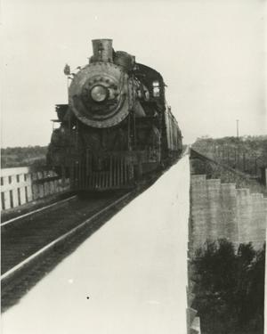 [Photograph of Train on Bridge]