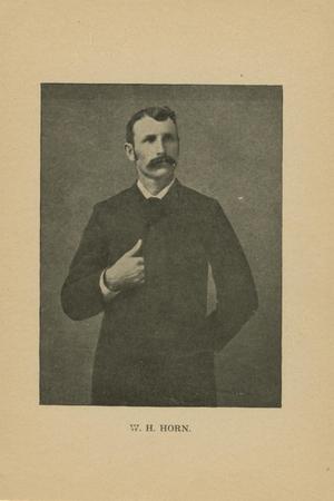 Primary view of object titled '[Portrait of W.H. Horn]'.