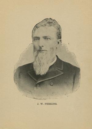 Primary view of object titled '[Portrait of J.W. Perkins]'.