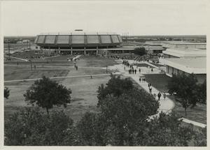 Primary view of [Photograph of Moody Coliseum]