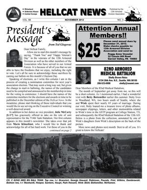 Hellcat News (Garnet Valley, Pa.), Vol. 66, No. 3, Ed. 1, November 2012