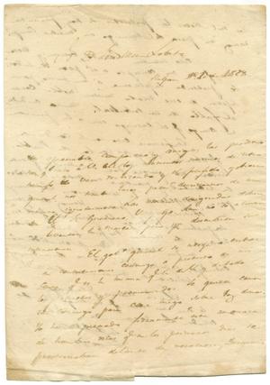 [Letter from Lorenzo de Zavala to Jose Maria Lobato, December 20, 1828]