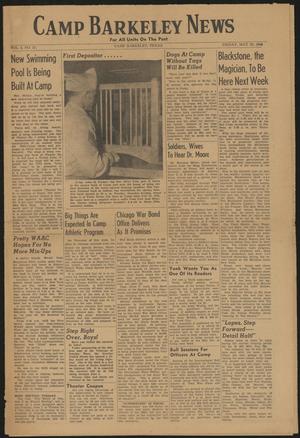 Camp Barkeley News (Camp Barkeley, Tex.), Vol. 2, No. 15, Ed. 1 Friday, May 28, 1943