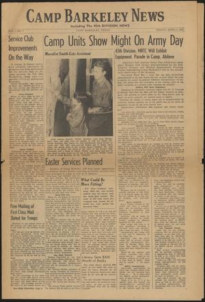 Camp Barkeley News (Camp Barkeley, Tex.), Vol. 1, No. 7, Ed. 1 Friday, April 3, 1942