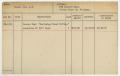 Thumbnail image of item number 1 in: '[Client Card: Mrs. L. W. Bowen]'.