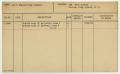 Thumbnail image of item number 1 in: '[Client Card: Adler Engineering Company]'.