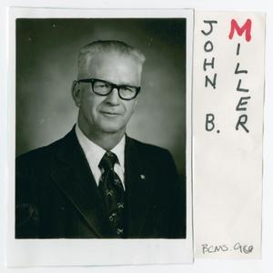 [Portrait of John Burr Miller, MD]