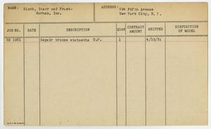 [Client Card: Black, Starr and Frost-Gorham, Inc.]