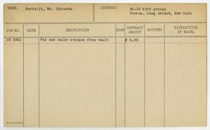Primary view of object titled '[Client Card: Mr. Riccardo Bertelli]'.
