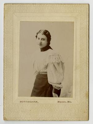 Primary view of object titled '[Portrait of a Young Woman]'.