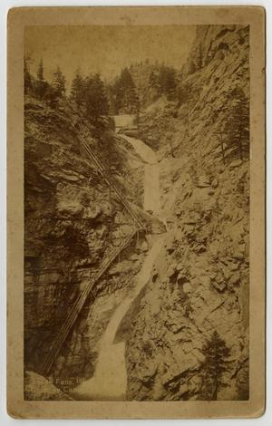 [Photograph of Seven Falls, Cheyenne Canyon, Colorado]