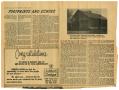Thumbnail image of item number 2 in: '[Newspaper Clipping]'.