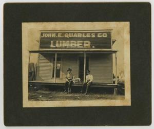 [Photograph of John E. Quarles Co. Lumber]