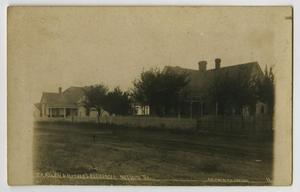 [Postcard of J. A. Allen and Mother's Residences]