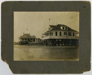 Primary view of object titled '[Photograph of Galveston Quarantine Station]'.