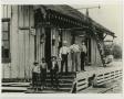 Thumbnail image of item number 1 in: '[Photograph of Mesquite Train Depot]'.