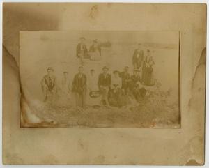 Primary view of object titled '[Photograph of People in a Field]'.