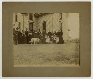 Primary view of object titled '[Photograph of the Walker and Lawrence Families]'.