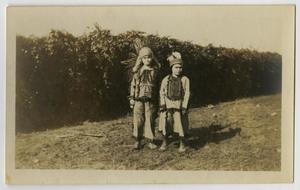 [Photograph of Opal and Onyx Lawrence in Costume]