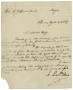 Letter: [Letter from Santa Anna, August 4, 1829]