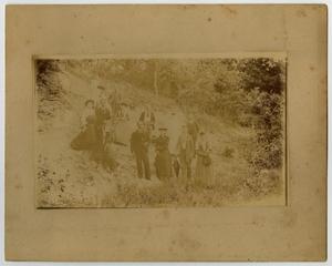 [Photograph of People on a Bluff]