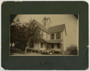 Primary view of object titled '[Photograph of the Lawrence House]'.