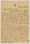 Primary view of [Letter from Lillian Evans Settegast to Clara and John T. Willis Sr., 1925]