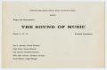 Thumbnail image of item number 1 in: '[Program for Richfield High School's Production of The Sound of Music]'.