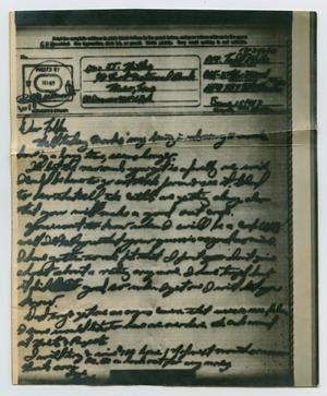 [Letter from John Todd Willis, Jr. to his Parents, June 12, 1943]