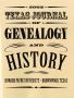 Thumbnail image of item number 1 in: 'Texas Journal of Genealogy and History, Volume 2, Fall 2003'.