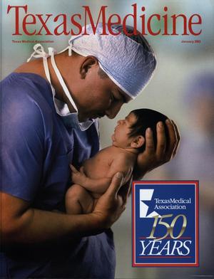 Primary view of object titled 'Texas Medicine, Volume 99, Number 1, January 2003'.