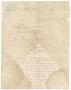Thumbnail image of item number 1 in: '[Letter from Santa Anna to Zavala, July 18, 1829]'.