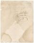 Thumbnail image of item number 2 in: '[Letter from Santa Anna to Zavala, July 18, 1829]'.
