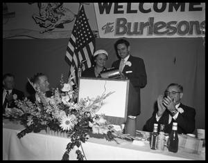 Mrs. Burleson at Omar Burleson Banquet