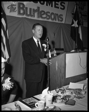 Omar Burleson Speaking at Banquet