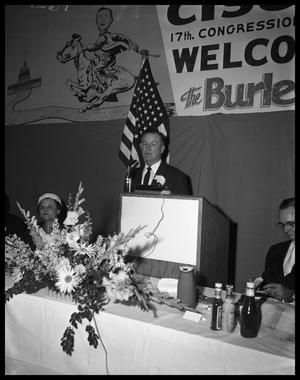 Omar Burleson Speaking at Banquet
