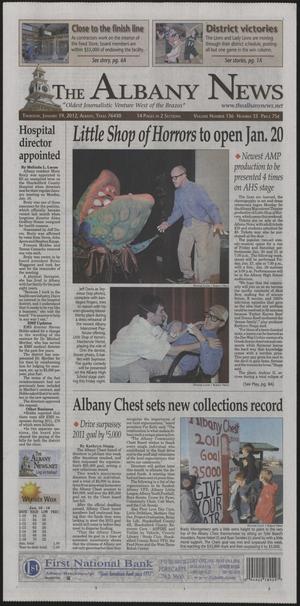 The Albany News (Albany, Tex.), Vol. 136, No. 35, Ed. 1 Thursday, January 19, 2012