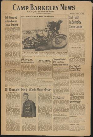 Camp Barkeley News (Camp Barkeley, Tex.), Vol. 1, No. 9, Ed. 1 Friday, April 17, 1942