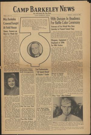 Camp Barkeley News (Camp Barkeley, Tex.), Vol. 1, No. 19, Ed. 1 Friday, June 26, 1942