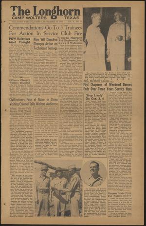 The Longhorn (Camp Wolters, Tex.), Vol. 4, No. 14, Ed. 1 Friday, September 29, 1944