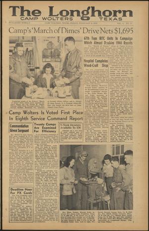 The Longhorn (Camp Wolters, Tex.), Vol. 4, No. 33, Ed. 1 Friday, February 9, 1945