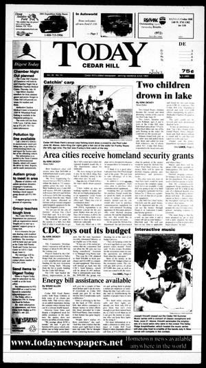 Primary view of object titled 'Today Cedar Hill (Duncanville, Tex.), Vol. 38, No. 14, Ed. 1 Thursday, July 3, 2003'.