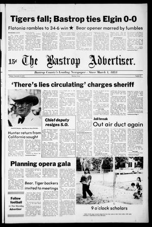 The Bastrop Advertiser (Bastrop, Tex.), No. 55, Ed. 1 Monday, September 10, 1979
